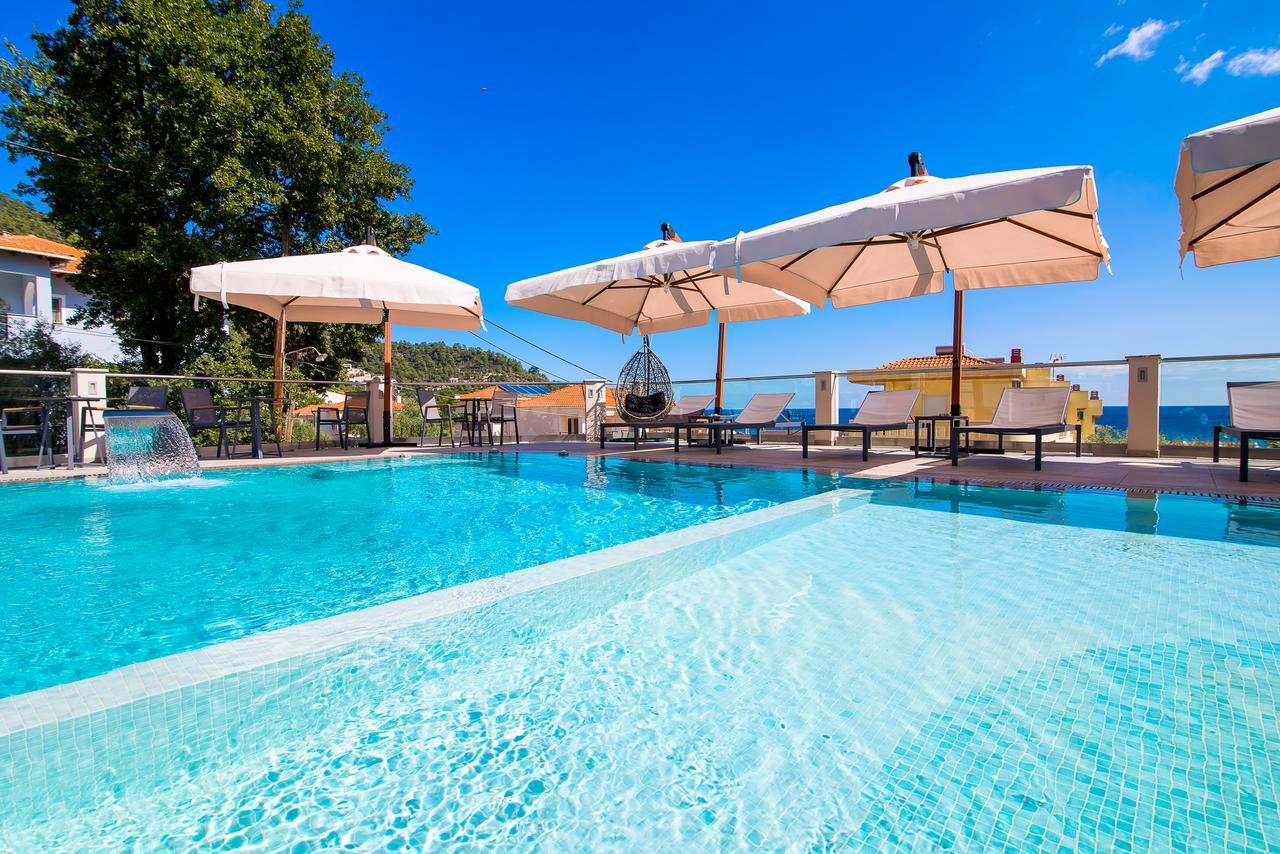 Semiramis Luxury Suites Chrysi Ammoudia Exterior foto