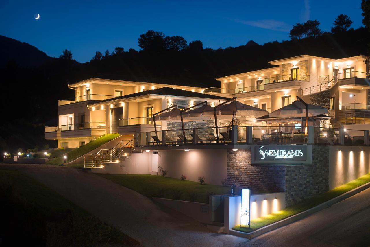 Semiramis Luxury Suites Chrysi Ammoudia Exterior foto